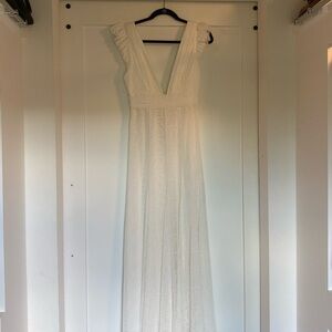 Alice and Olivia White Maxi Dress